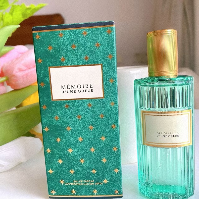 Luxury Brand Perfumes For Women Cologne 100ML MEMOIRE D'UNE ODEUR 3.3 FL.OZ VAPORISATEUR NATURAL SPRAY Long Lasting Fast Ship Good quality