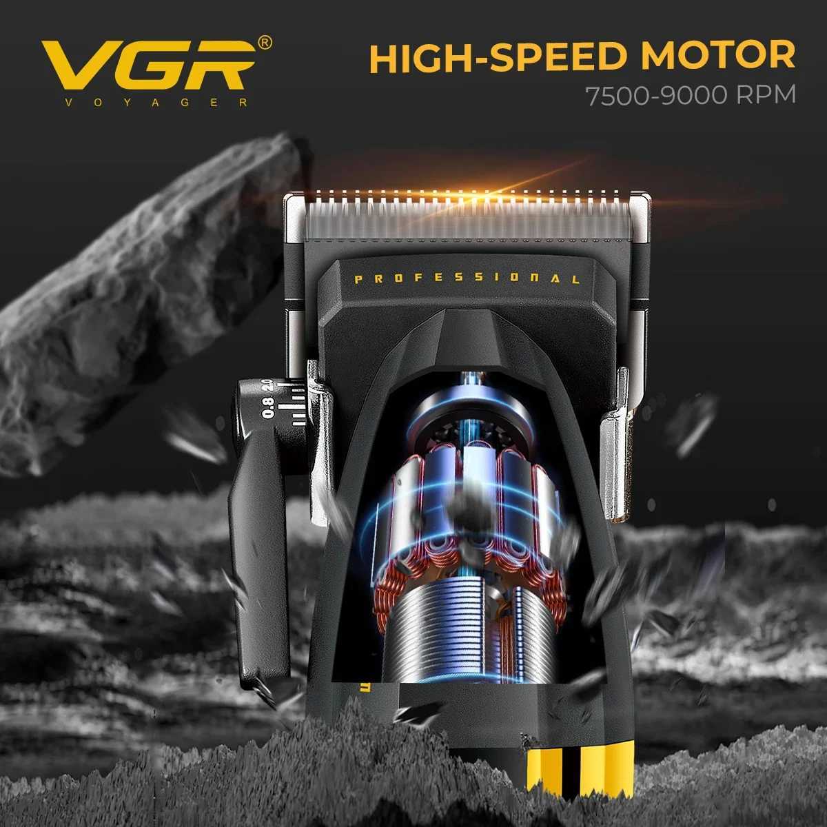 9000RPM Hair Clipper Professional Clippers Adjustable Haircut Machine Cordless Hair Trimmer Electric Hair Clippers Men R250617