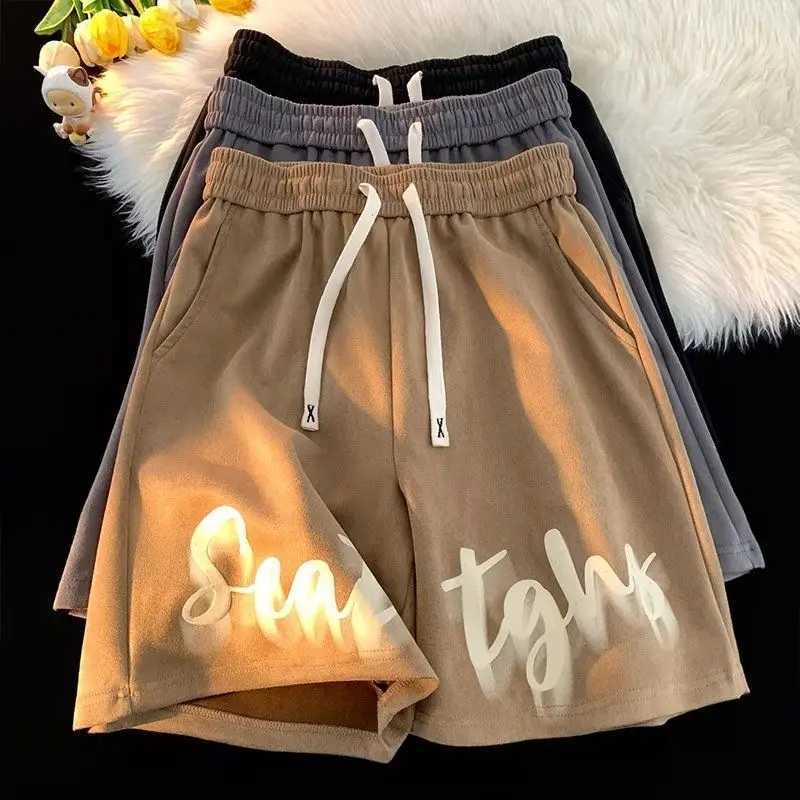Mens Short Pants Printed Drawstring Loose Mens Shorts Sports XL Personalized Dry Fit Korean Style Casual Fashion No Y2k Z250617