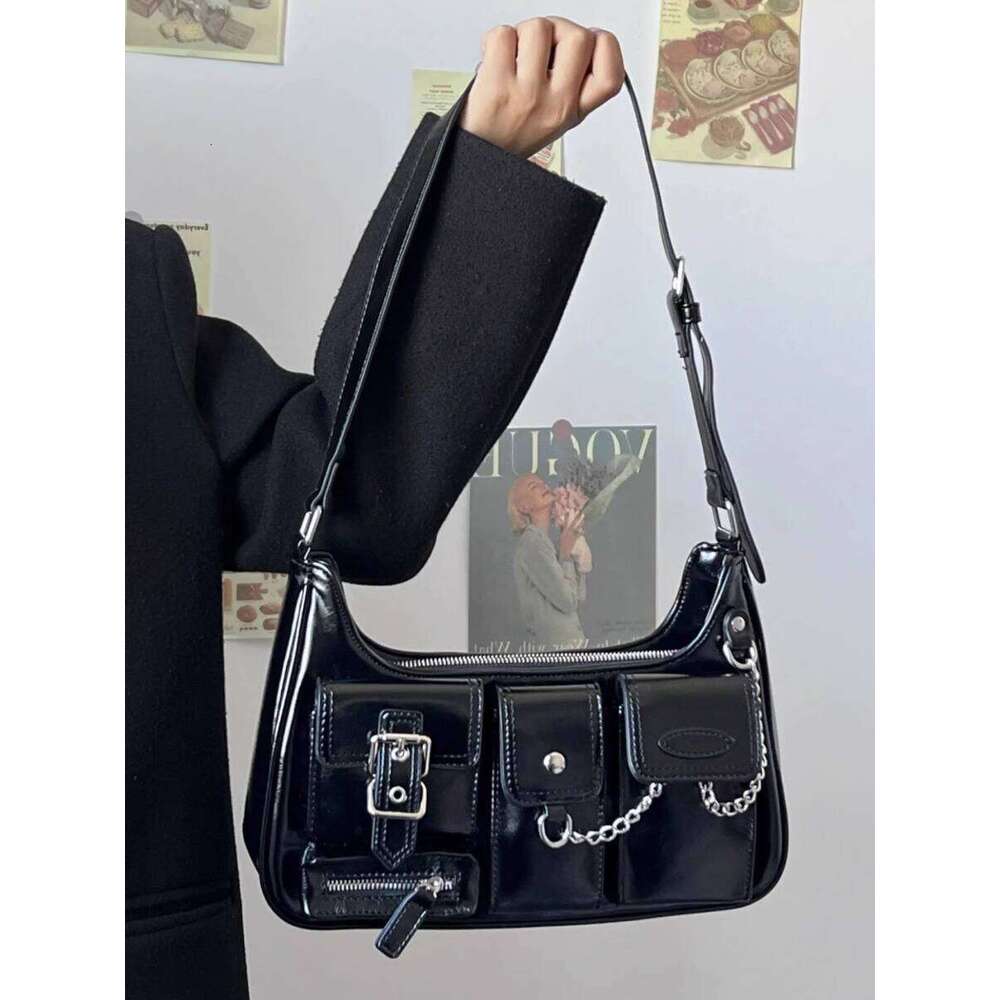 Motorcycle for Crossbody New Trendy Women Underarm High end Shoulder Chain Tote Bag
