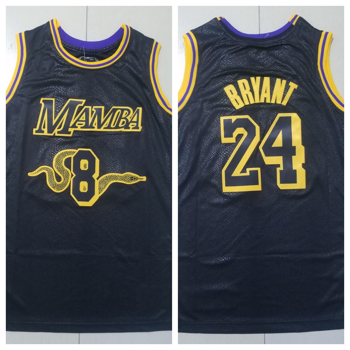Bryant Jersey Black Mamba Jersey Basketball Men Stitched Jerseys S-XXL Mix Match Order
