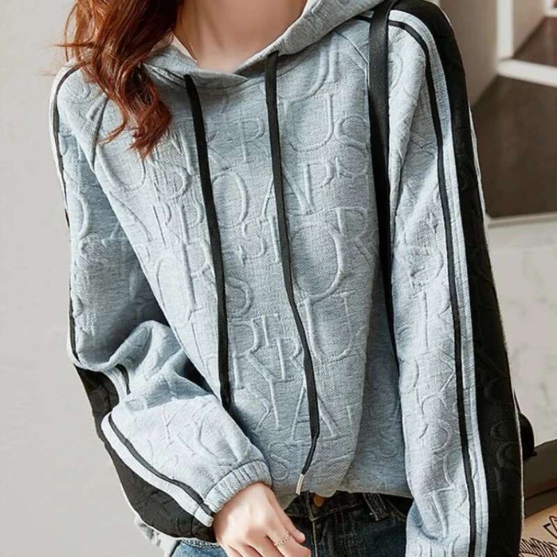 Plain Female Top Trend Casual Streetwear Womens Hooded Sweatshirts High Quality Harajuku Fashion Matching Emo M Coat E Hoodies