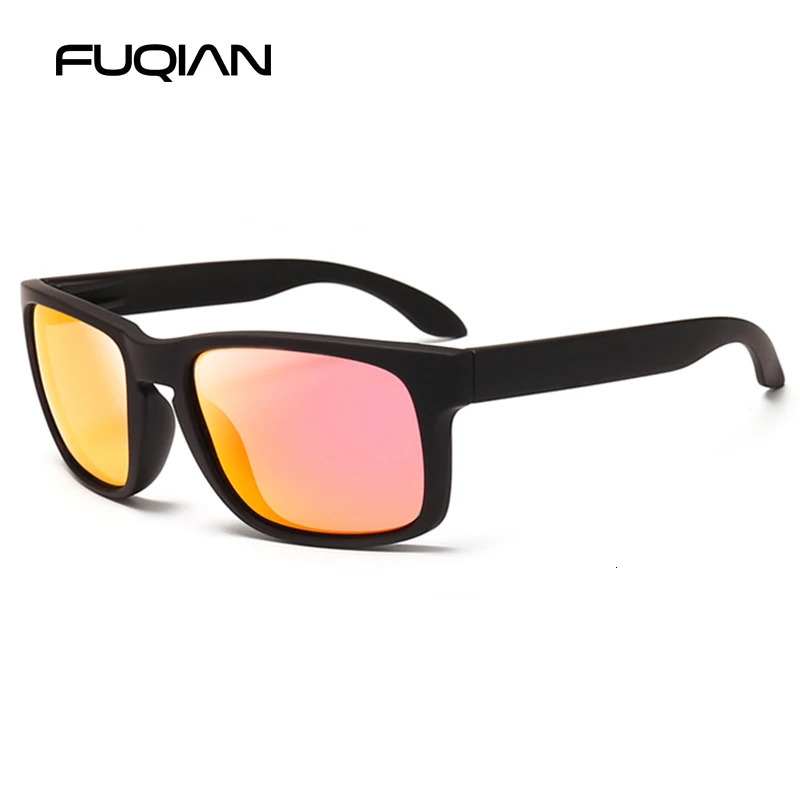 Classic Fashion Square Polarized Sunglasses Men Vintage Plastic Male Sun Glasses Women Stylish Black Outdoor Sports Shades UV400 250616