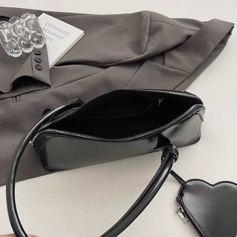 LEFTSIDE Design PU Leather Small Underarm Bags Lady Shoulder Bag for Women 2025 New Trend Short Handle Handbags and Purses Z250617