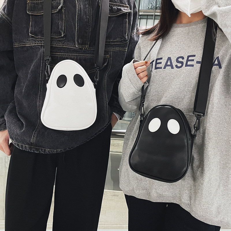 Free Shipping 2025 New Designer Bag Fashionable Fun Personalized Cute Ghost That Woman's Universal Crossbody Bag Trendy High-quality Shopping Bag