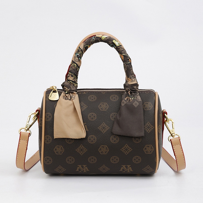 2025 free shipping women's designer luxury fashion temperament scarf crossbody bag handbag shoulder bag brown khaki
