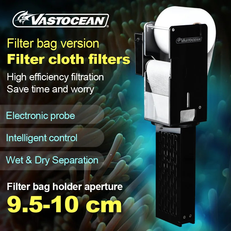 VASTOCEAN Filter Bag Version Fish Tank Filter Cloth Filter Paper Roller Automatic Wet Dry Separation Explosion Proof Punching 250613