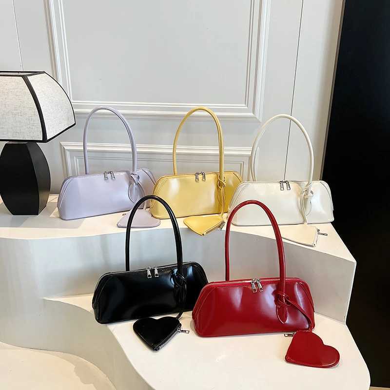 LEFTSIDE Design PU Leather Small Underarm Bags Lady Shoulder Bag for Women 2025 New Trend Short Handle Handbags and Purses Z250617