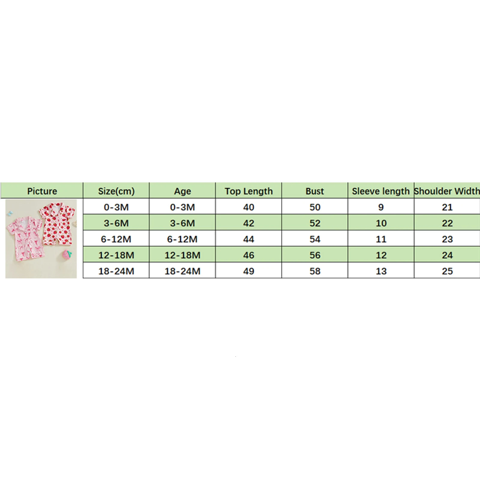 Summer Infant Baby Girl Lapel Collar Loungewear Children Short SleeveStrawberry/Heart Print Sleepwear Children Cotton Pajamas 250617