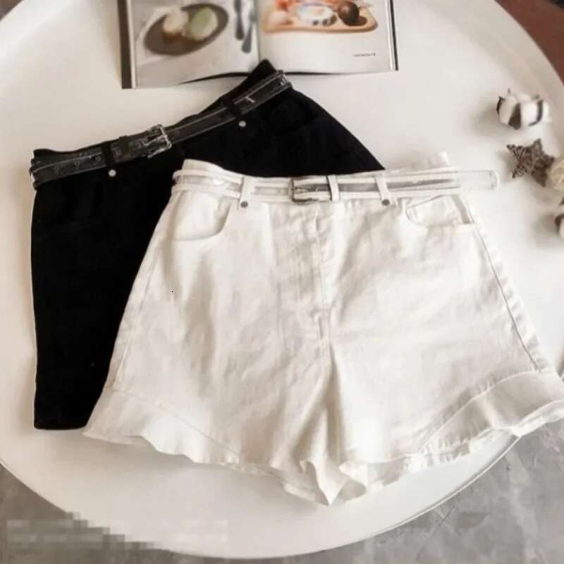 Wide Womens Shorts With Waist Pocket Baggy Female Short Pants Loose Elasticty Designer Korean Style Low Price XL Comfy Jorts