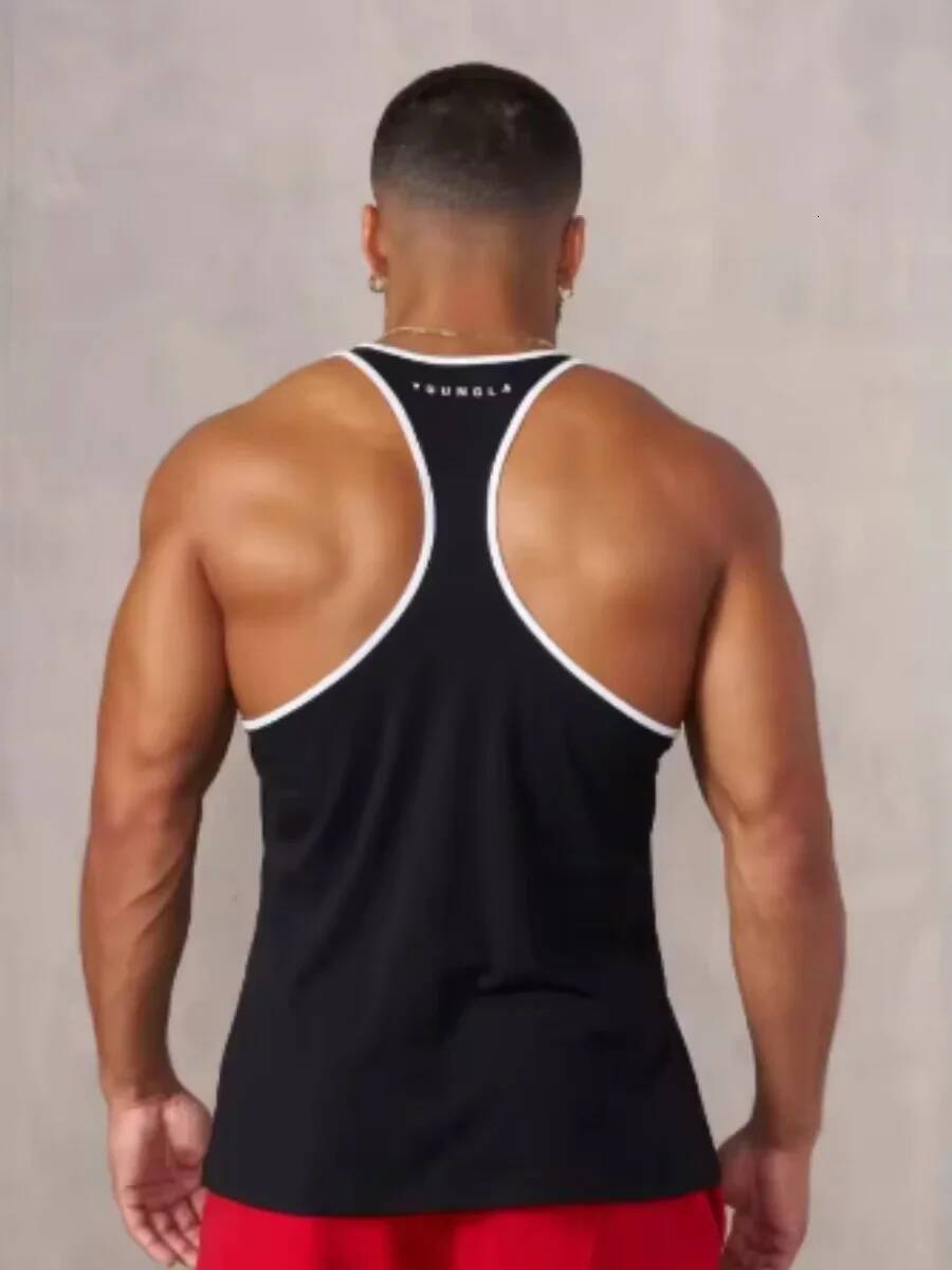 2025 Adult Explorer New Men's Vest Outdoor Running Training Sports Fiess Quick-Drying Breathable Cotton Printed Top