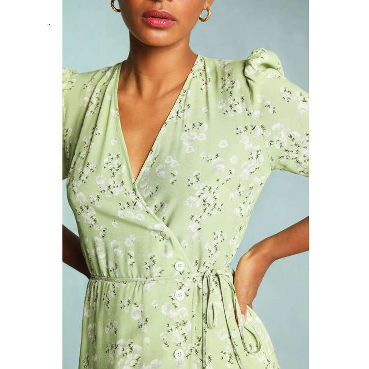 Vestido White Dress Party Dresses for Women Di Shi 114. # Summer New 2025 Printed Mid-length Slim Tea Dress French Style Women