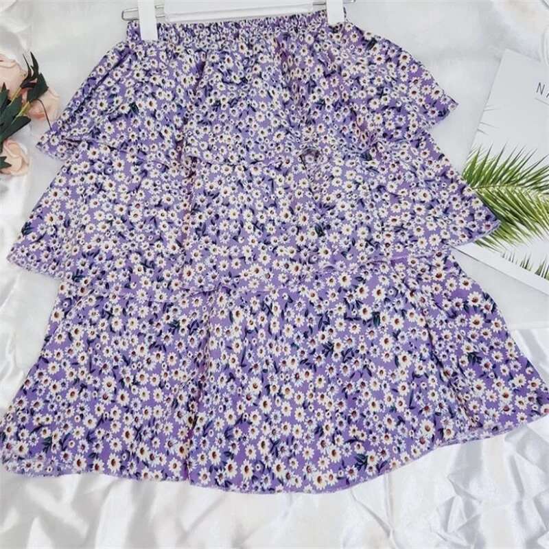 Chiffon Womens Skirt Plaid Silk Pleat Satin Skirts for Woman Pleated Y2k Casual A Line Luxury Harajuku Vintage New In V Clothes