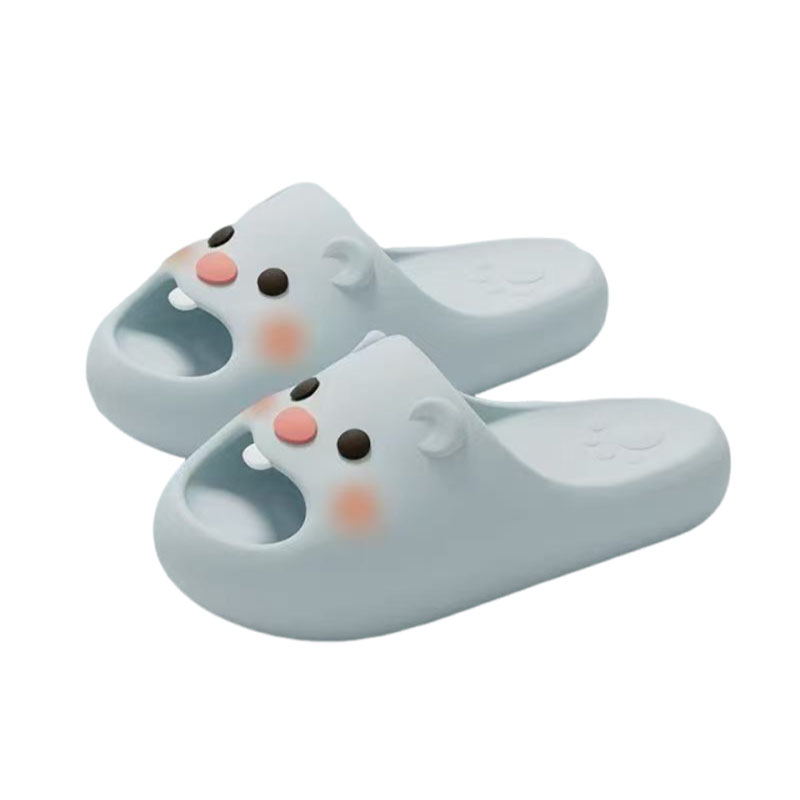 Cute Cartoon Bear Slippers for Women - Summer Beach Sandals with Anti-Slip Soft Soles