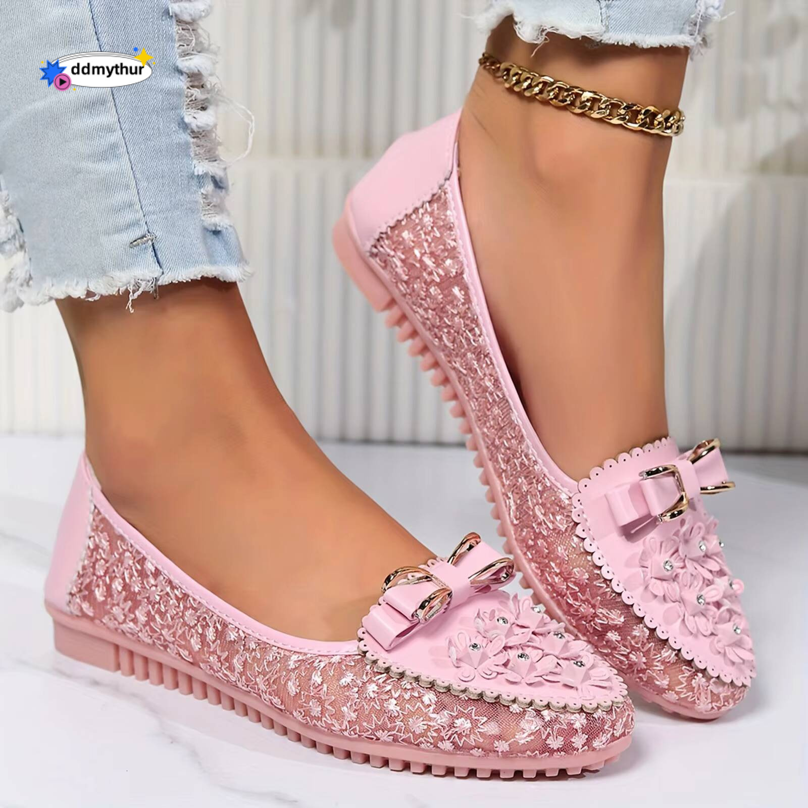 Women's Leather Soft Sole Women Summer Single Shoes Slip On Shallow Mouth Sandals Elegant Office White Female Footwear ddmythur