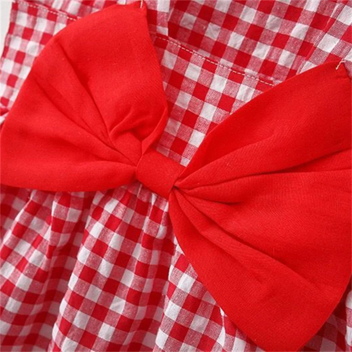 2Pcs/Set Baby Girl Plaid Sweet Bow Summer Birthday Party Dress Toddler Kids Outfits 0 To 3 Years Children Clothes Suit Hat 250617