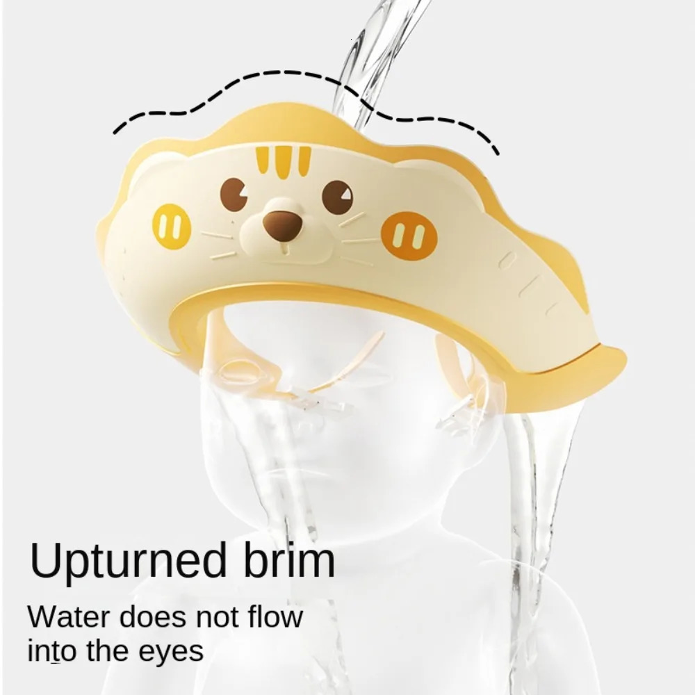 Shampoo Artifact Baby Shower Cap Hair Shield Ear Protection Hair Wash Hat Adjustable Safe Bath Head Cover Kids 250617