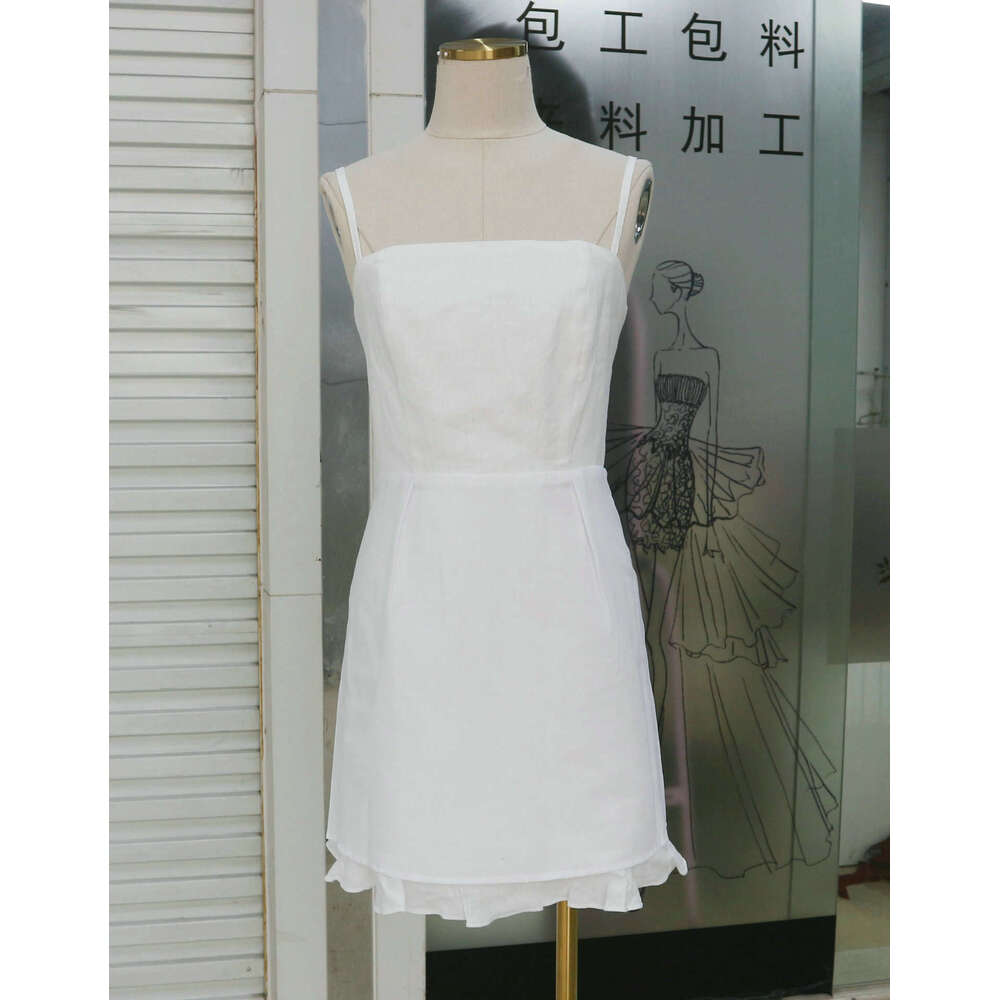Dresses for Woman Elegant Maxi Dress Designer Dress Undefined No.003#2025 Spring/summer Womens Fashion Slim Fit Plaid Strap Dress Short Fashionable El
