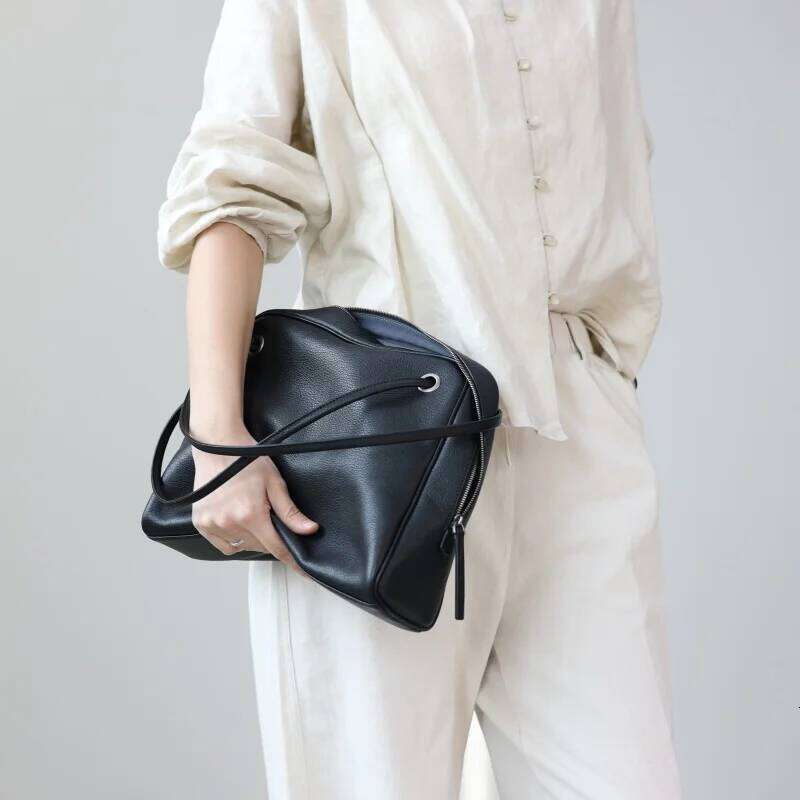 Genuine Leather Crossbody Bags Women Designer Handbag Soft Cowhide Shoulder Bag Suitable For Working And Traveling