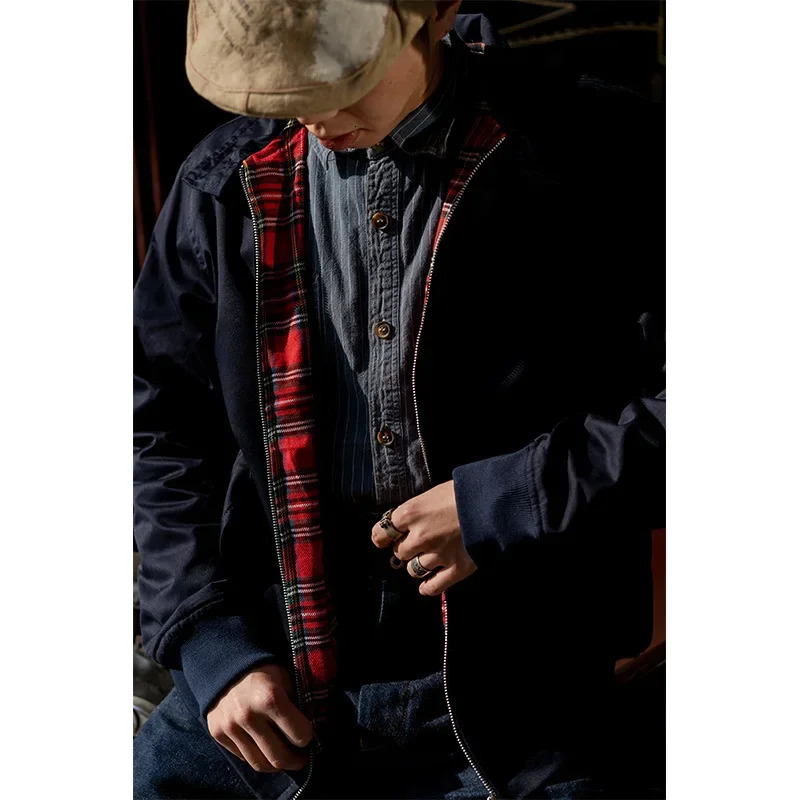 Waterproof Vintage Jacket Noman Dragon American Style Workwear Harington Coat Punk Motorcycle Jacket Trendy For Men Spring Autum 250617