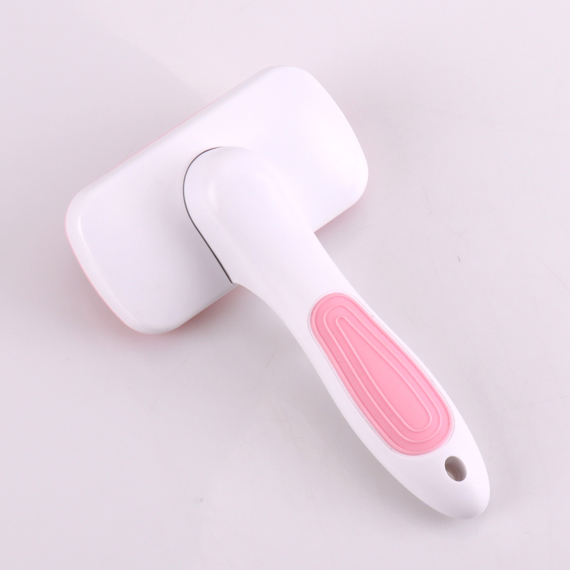 Self Cleaning Pet Slicker Brush for Dogs & Cats - Gentle Grooming Tool for Long, Short & Curly Hair