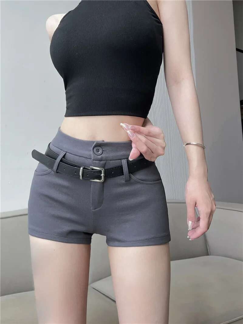 Coquette High Waist Woman Short Pants Sexy Shorts for Women Skinny Tight Booty Micro Mini Aesthetic Fashion Clothing 2025 Flowy