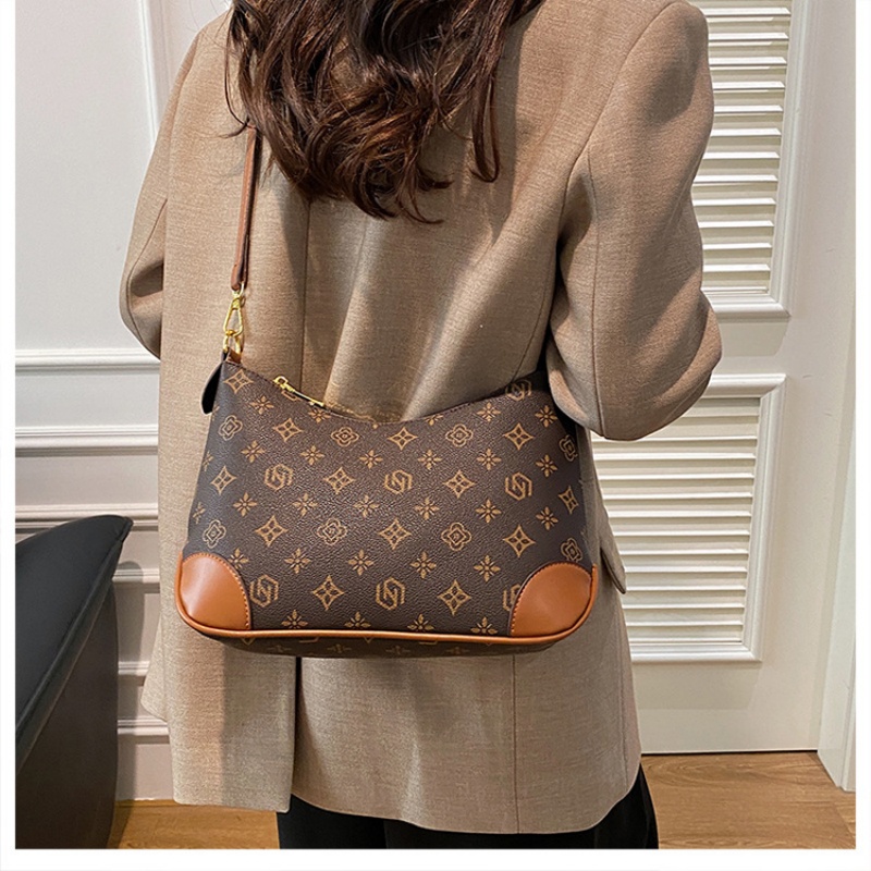 2025 Free Shipping Women's Designer Luxury Fashion Vintage Underarm Bag Shoulder Bag Crossbody Bag brown khaki