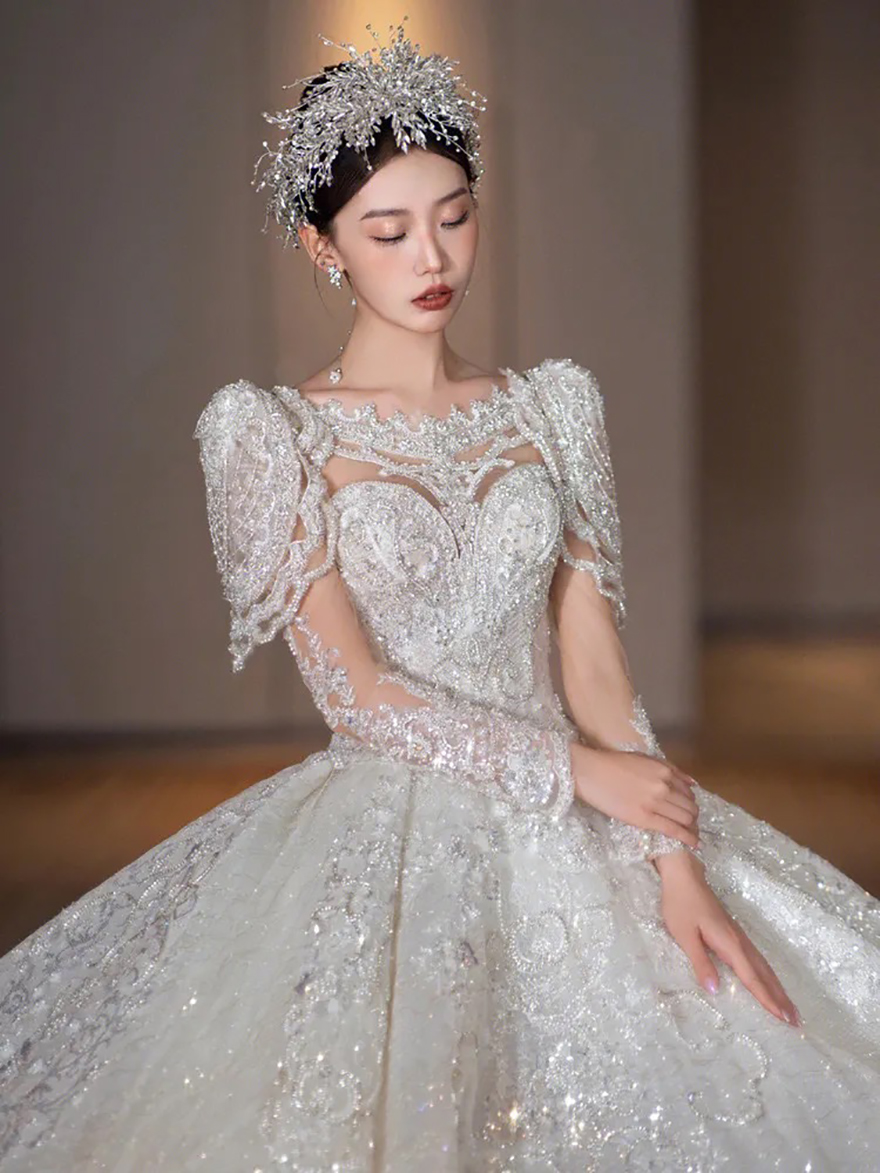 2025 Tulle Beautiful Bride Gowns new Fashion Appliques Lace Wedding Dresses Vintage Boho wed Dress Vestido de Noiva Robe de Mariee Backless Sweep Trai