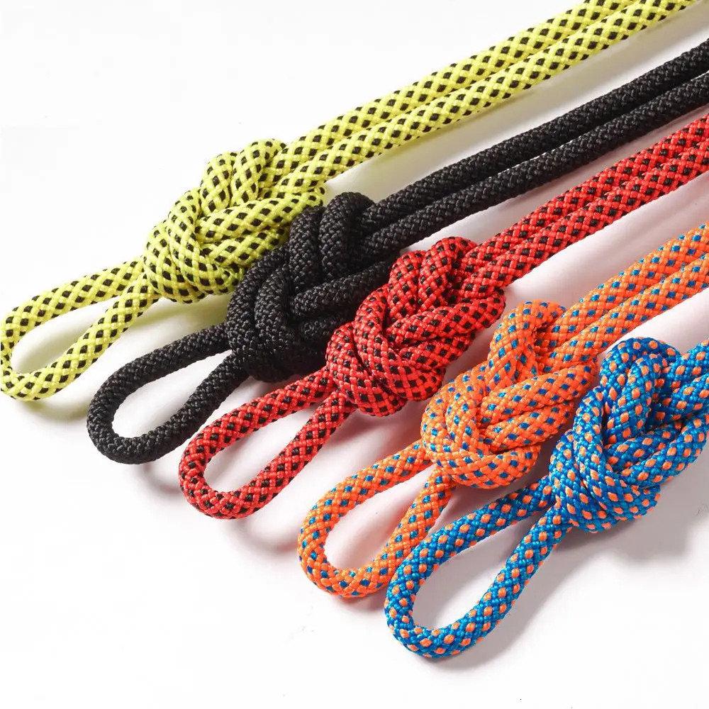 10m Outdoor 6mm Tree Rock Equipment Climbing Rope Emergency Survival Safety Rope Mountaineering Lifeline 250617