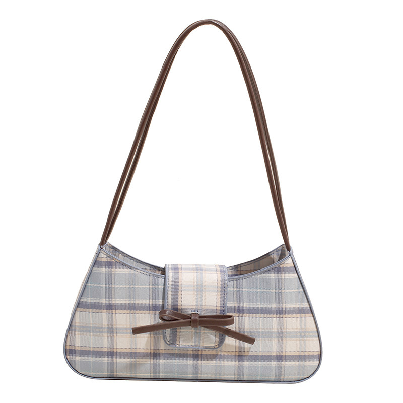 Free Shipping 2025 New Designer Bag Fashionable And High-quality Shopping Bag Niche Color Blocked Striped Women's Commuting Shoulder Handbag