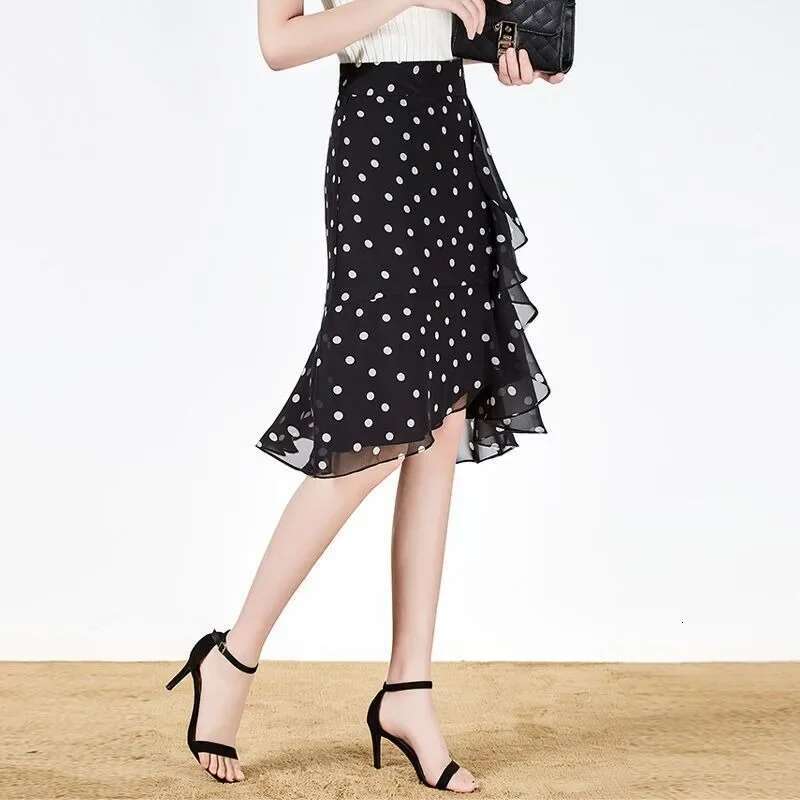 Woman Skirt Chic And Elegant High Waist Ruffle Skirts For Women Trend Summer 2025 Offer High Quality Harajuku New In Quality V