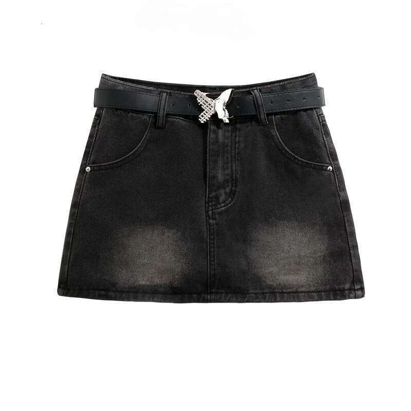 Gyaru Jeans Skirts for Women Mini High Waist Tight Sexy Wrap Aesthetic Korean Style New in Cheap Quality Woman Denim Skirt Short