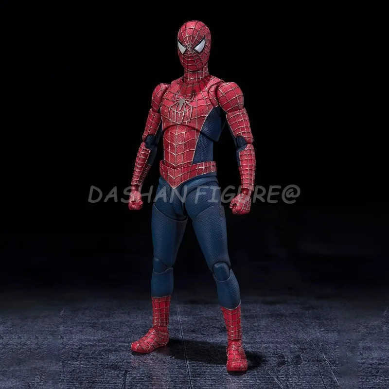 Disney Marvel Spider-Man No Way Home Figures SHF Tobey Maguire Spiderman Action Figure PVC 15cm Collection Movable Model Toys Gifts W250617