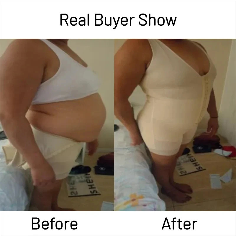 Full Body Shapewear Compression Girdle Fajas Colombian Corrective Underwear Tummy Control Shaper Butt Lift Slim Corset Bodysuits 250616