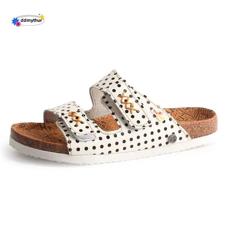 TMA EYES Summer New Fashionable Simple Comfortable Breathable Leather Casual Women's Flat bottom sandals ddmythur