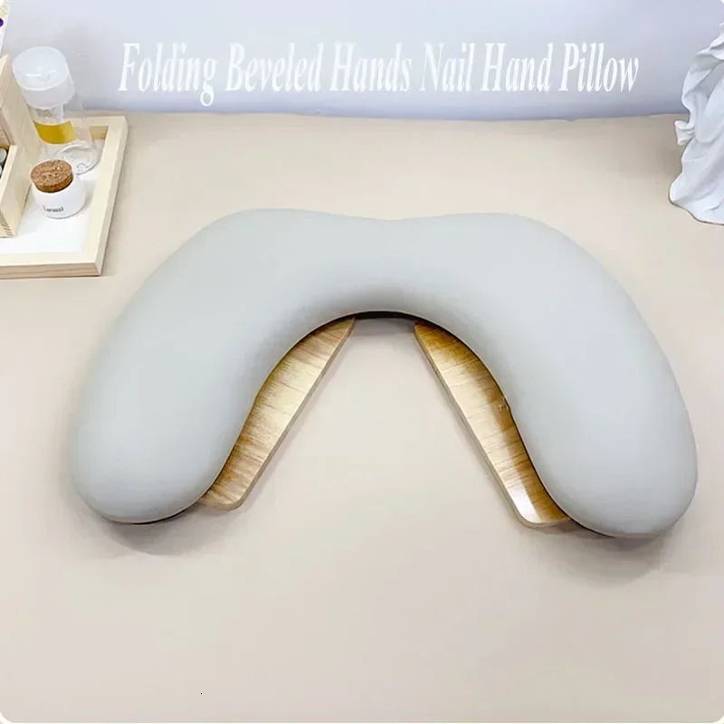 Foldable Butterfly Nail Hand Pillow Beveled Nail Hand Rests Cushion Pillow Double Hands Manicure Table Nail Art Hand Pillow Tool 250612