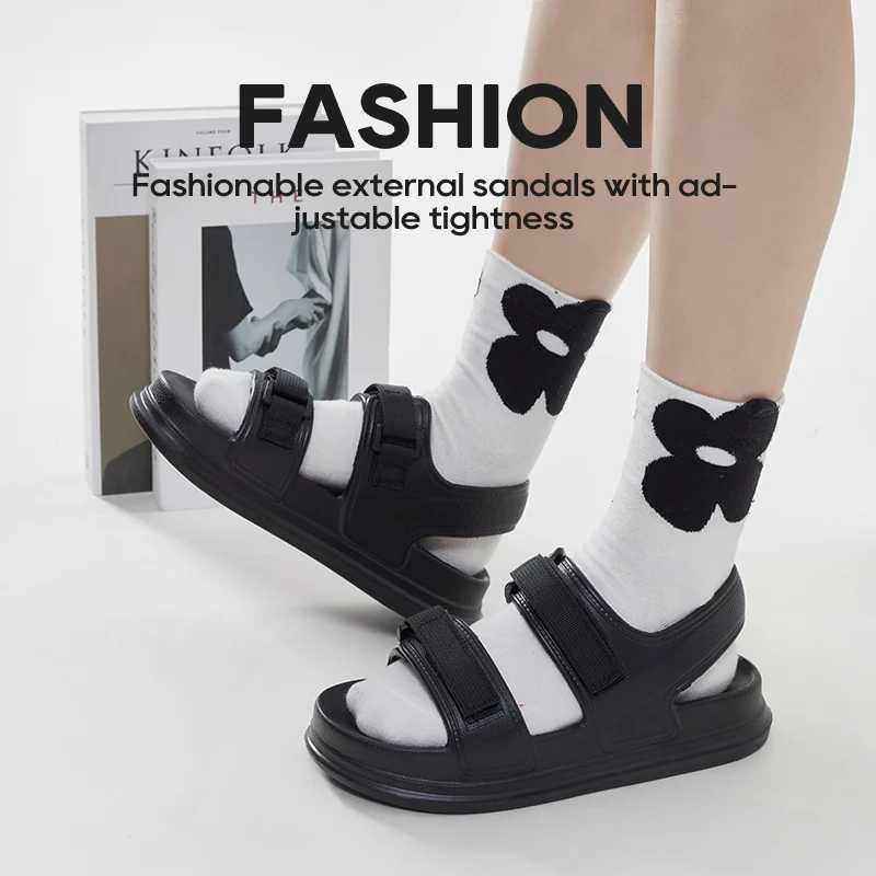 UTUNE Adjustable Non-slip Platform Sandals Comfortable Summer Beach for Women Outdoor Flip Flops 2025 Z250617