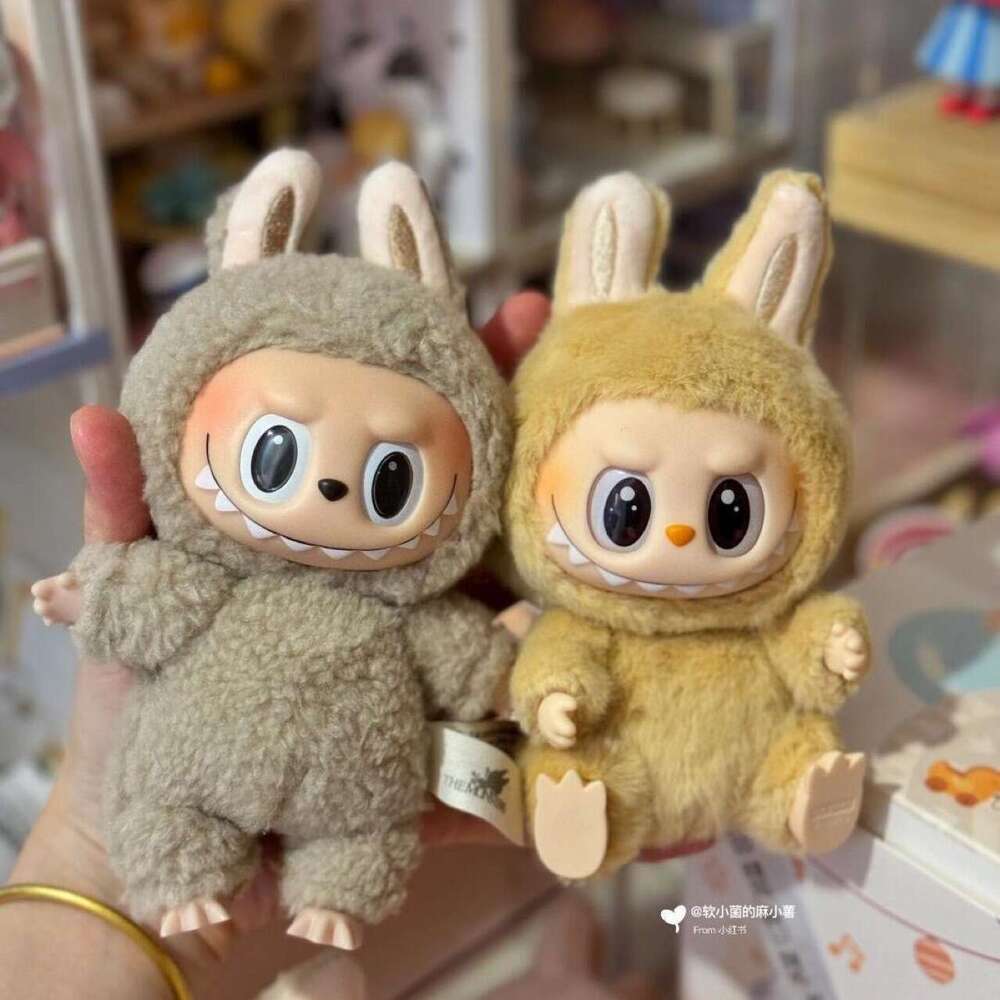 LABUBU Second Generation High-Quality aron Series Vinyl Face Bubble Mart Plush Doll
