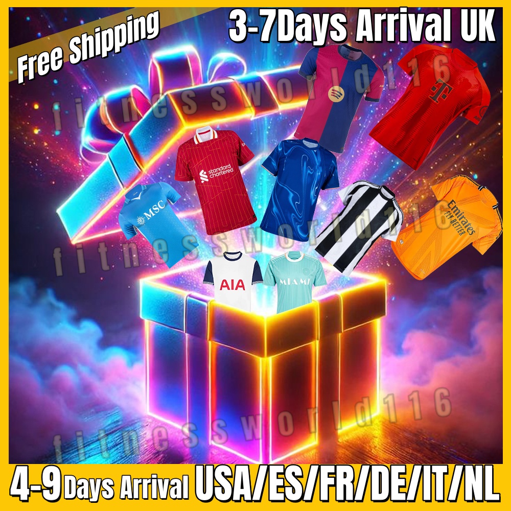 MYSTERY BOX Season Blind soccer jerseys Retro 18 19 20 21 22 23 24 25 Thai Quality men kids jersey football shirts blank Fans player like sale discount brand new with tags