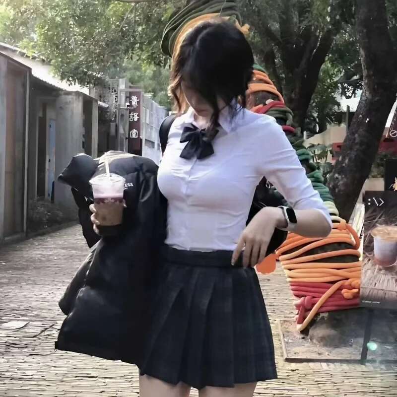 Button Woman Top Up With Short Sleeve Chiffon Shirts Blouses For Women S Xxl Premium Streetwear Cool Elegant Social Tall