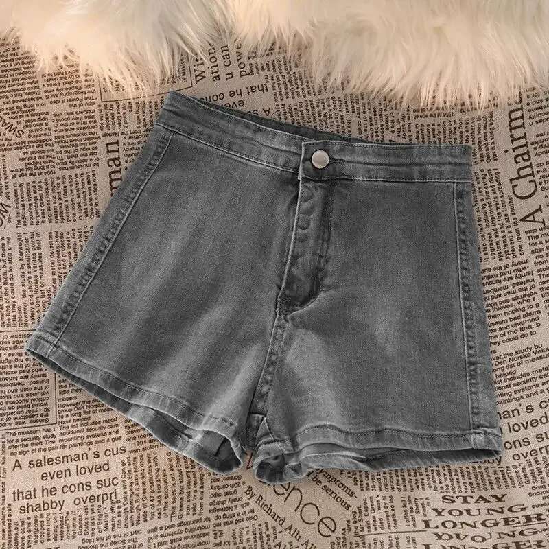 Trend 2025 Female Short Jeans Pants Skinny Womens Denim Shorts Booty Tight Wide Fashion Clothing Outdoor Outfits Kpop Flowy Hot