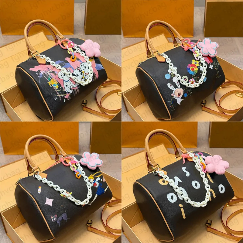 2025 New Designer Bag Shoulder Tote Bags For Women Ladies Fashion Floral Messenger Shoulder Bags