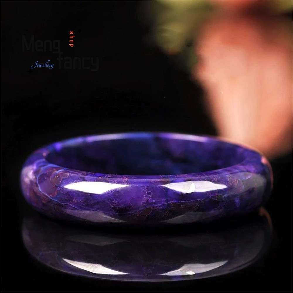 Natural Jadeite Bracelet Charms Fashion Retro Jade Bangle Fine Jewelry Temperament Elegant Women Sexy Girls Holiday Gifts 250616