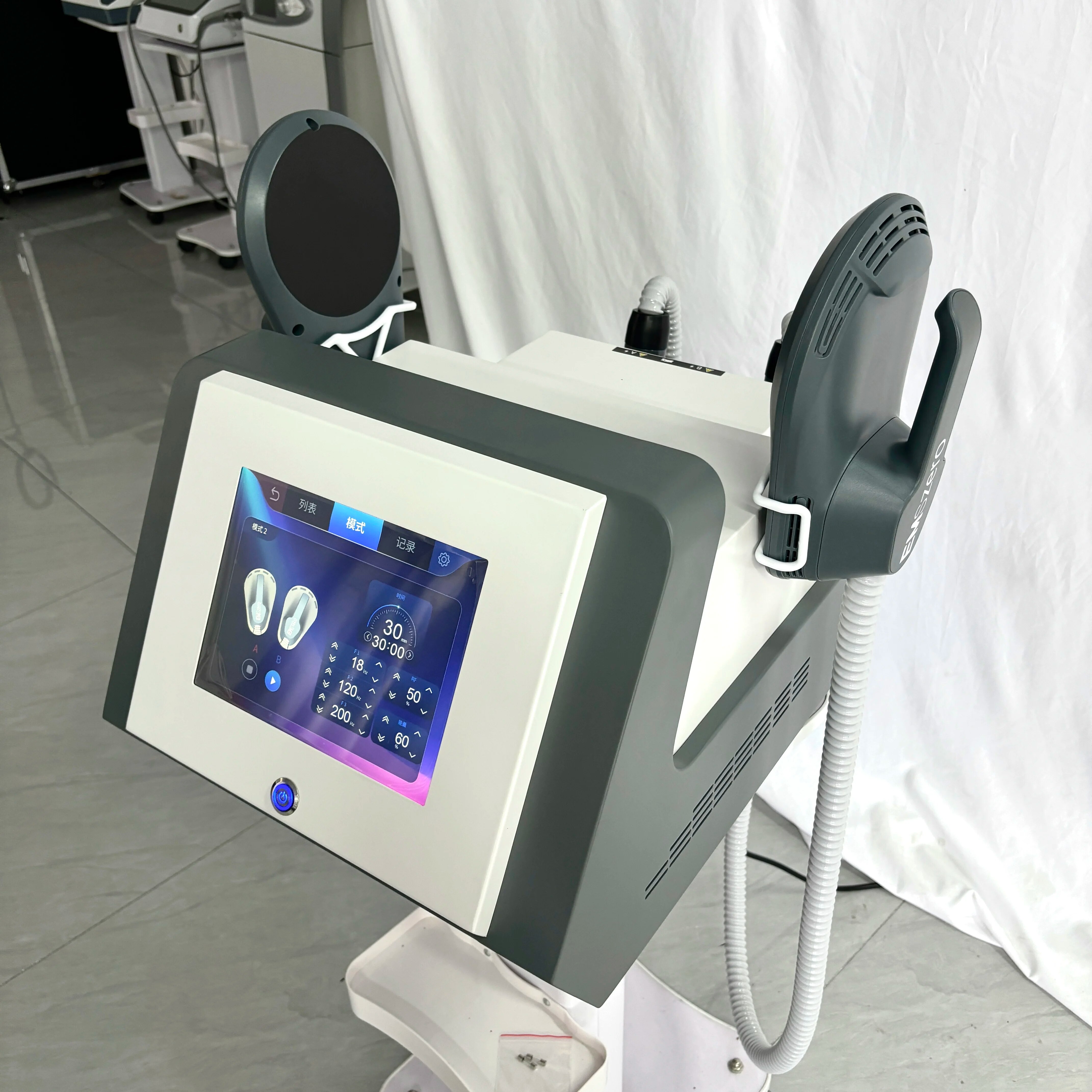 EMS Body Sculpting Machine EMSZERO 15Tesla HI-emt Non Invasive Fat Reduction Burn Fat Tighten Skin Body Contouring Slimming Equipment For Spa Beauty S