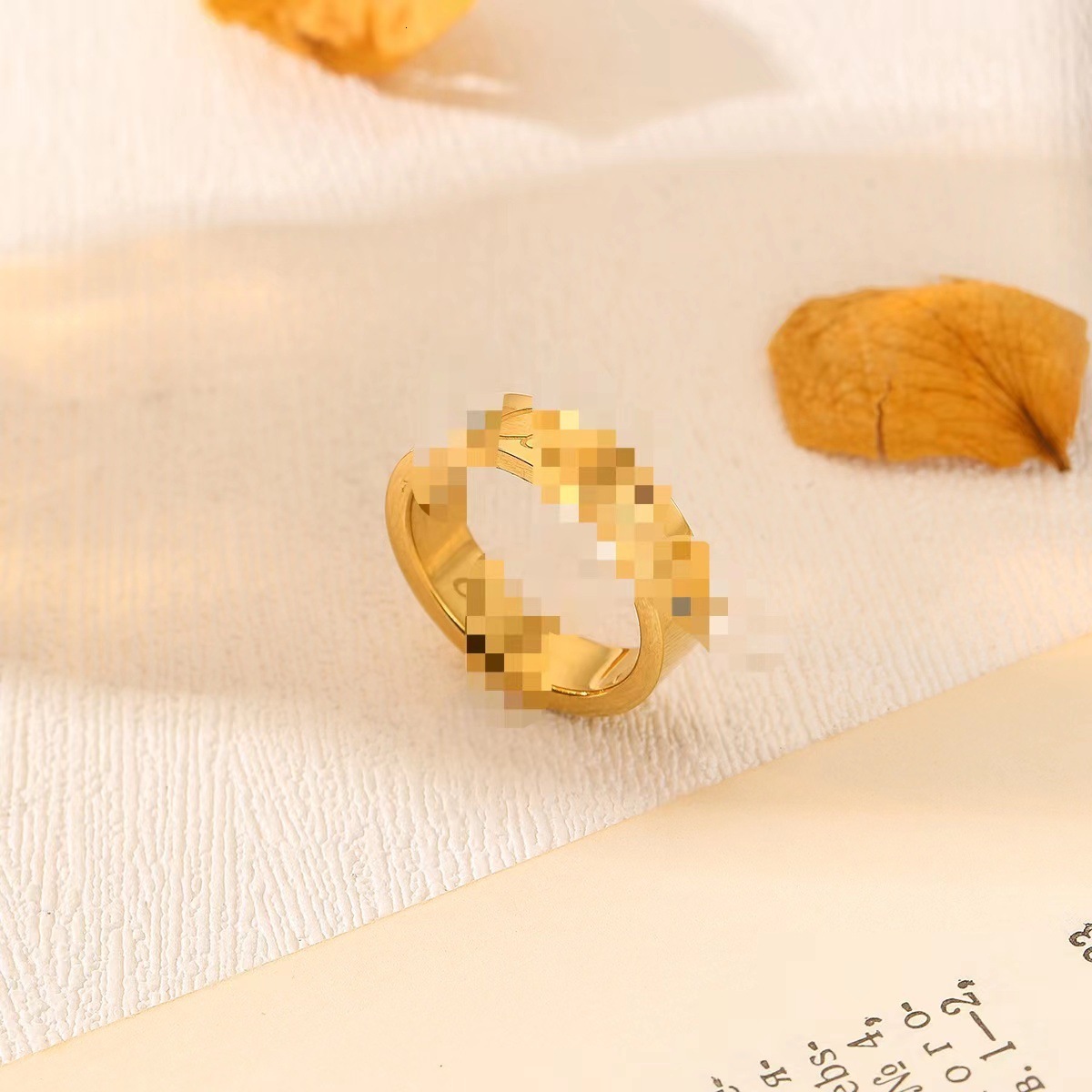 Minimalist Solid Band for Women, Personalized Titanium Steel, Light Luxury, Exquisite, High-Quality, Non-Fading, Classic Ring