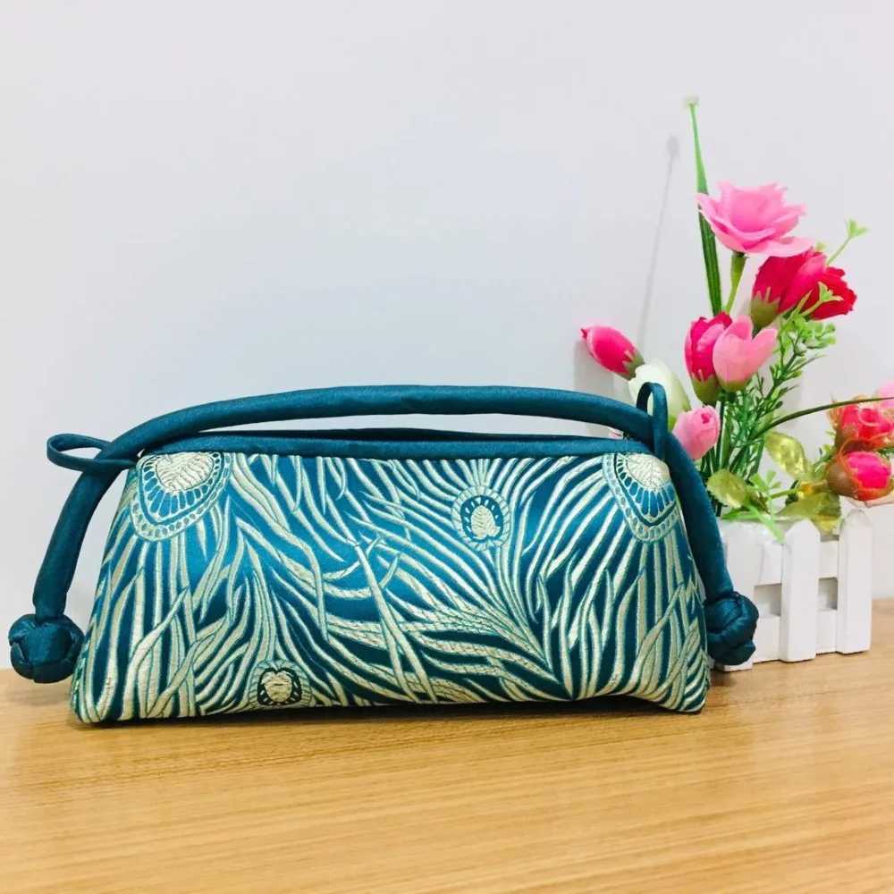 New Silk Embroidered Women Bag Fashion Matching Bride Women Handbag Clutch Bag Women Handbag Cosmetic Bag Z250617