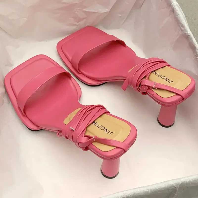 FAshion Strappy Super-high Heel Woman Shoes Daily Summer Korea Sandal on Sale 2025 Cheap Liquidation Sandals for Women Z250617