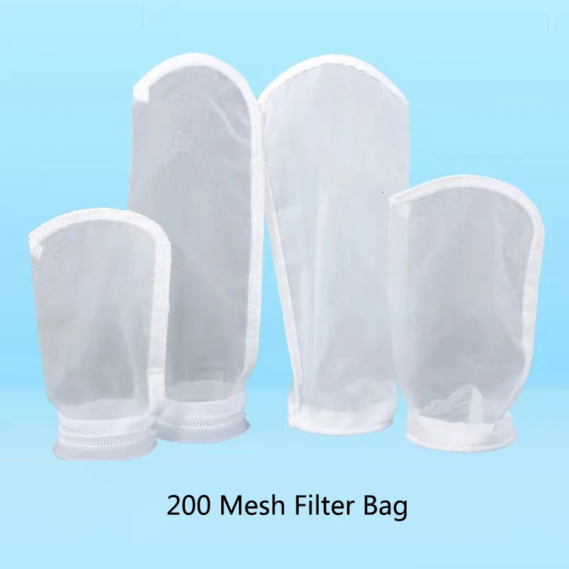 5pcs Super Fine Aquarium Filter Bag with Frame Washable Reusable Mesh Foam Carpet Sock Bag for Fish Marine Filtration System 250613