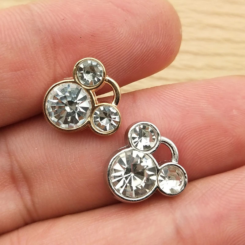 10pcs Crystal Cartoon Charm for Jewelry Making Necklace Earring Pendant Diy Accessories Craft Supplies 250609