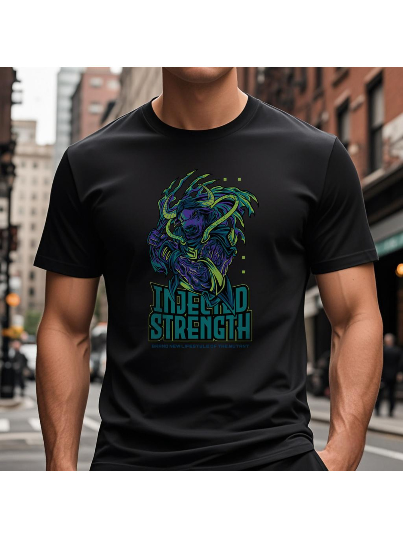 Dongdumaoyi Men T Shirts S-3Xl Round Collar 180G Text White Adult Graphics Short Sleeve Cotton Black 9ea7
